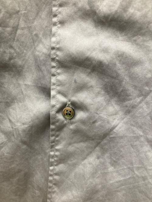 Graphpaper（グラフペーパー）Graphpaper (グラフペーパー) Silicon Poplin Oversized Regular Collar Shirt グレー サイズ:1の古着・服飾アイテム