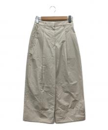 3.1 phillip lim（スリーワンフィリップリム）の古着「プリーツディテール クロップドパンツ」｜ホワイト