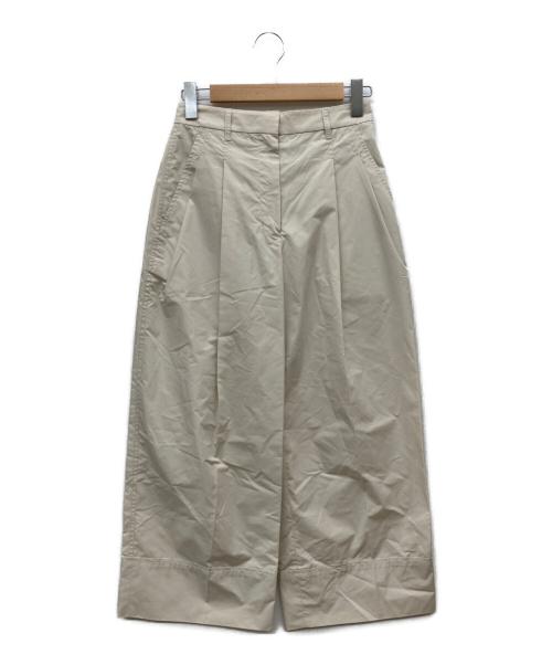 3.1 phillip lim（スリーワンフィリップリム）3.1 phillip lim (スリーワンフィリップリム) プリーツディテール クロップドパンツ ホワイト サイズ:00 未使用品の古着・服飾アイテム