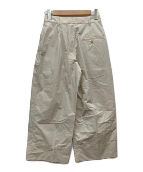 3.1 phillip lim（スリーワンフィリップリム）3.1 phillip lim (スリーワンフィリップリム) プリーツディテール クロップドパンツ ホワイト サイズ:00 未使用品の古着・服飾アイテム