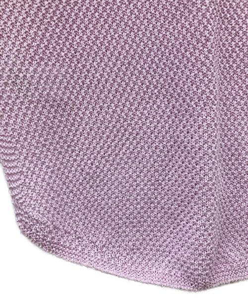 Noble（ノーブル）Noble (ノーブル) ペーパーヤーンカノコ Back Vプルオーバー ピンク サイズ:FREEの古着・服飾アイテム
