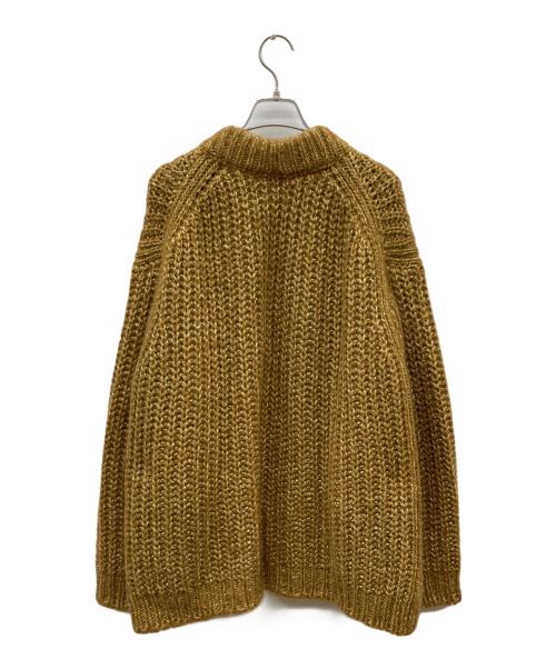DRAWER（ドゥロワー）DRAWER (ドゥロワー) シルクニットカーディガン ブラウン サイズ:-の古着・服飾アイテム