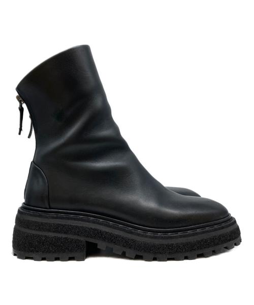 marsell（マルセル）Marsell (マルセル) レザーアンクルブーツ ブラック サイズ:36 1/2の古着・服飾アイテム