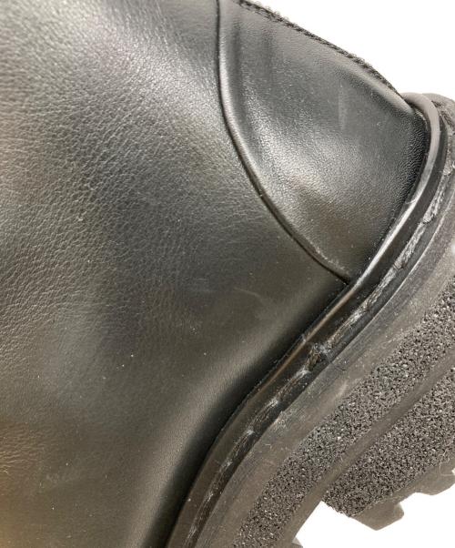 marsell（マルセル）Marsell (マルセル) レザーアンクルブーツ ブラック サイズ:36 1/2の古着・服飾アイテム