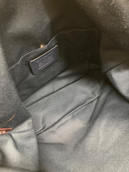 COACH（コーチ）COACH (コーチ) 2WAYレザーショルダーバッグ ネイビーの古着・服飾アイテム