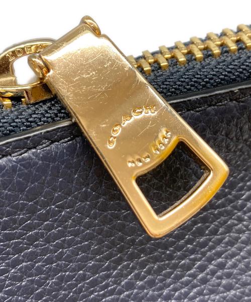 COACH（コーチ）COACH (コーチ) 2WAYレザーショルダーバッグ ネイビーの古着・服飾アイテム
