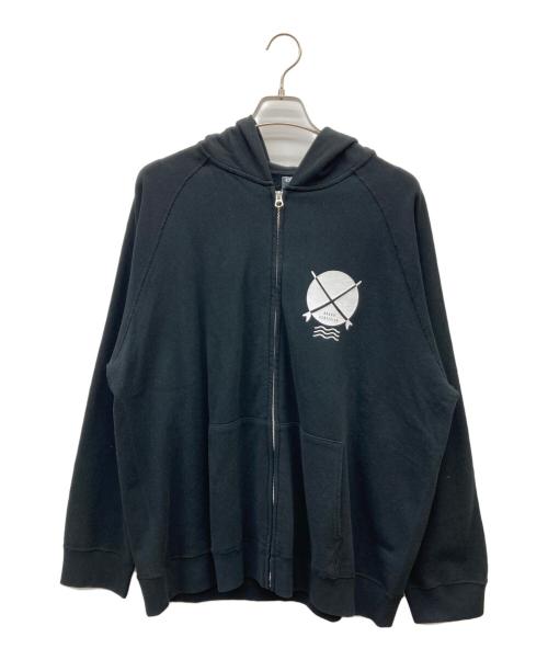 PENNEYS（ペニーズ）penneys (ペニーズ) Disney (ディズニー) ミッキープリントジップパーカー ブラック サイズ:M 未使用品の古着・服飾アイテム