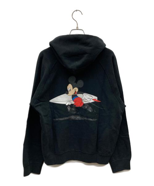 PENNEYS（ペニーズ）penneys (ペニーズ) Disney (ディズニー) ミッキープリントジップパーカー ブラック サイズ:XS 未使用品の古着・服飾アイテム