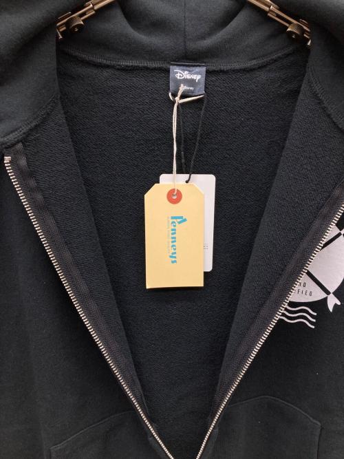 PENNEYS（ペニーズ）penneys (ペニーズ) Disney (ディズニー) ミッキープリントジップパーカー ブラック サイズ:XS 未使用品の古着・服飾アイテム