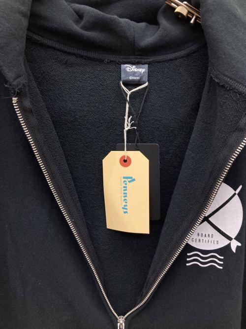 PENNEYS（ペニーズ）penneys (ペニーズ) Disney (ディズニー) ミッキープリントジップパーカー ブラック サイズ:M 未使用品の古着・服飾アイテム