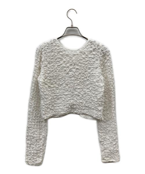 emmi（エミ）emmi (エミ) 2wayシャーリングブラウス ホワイト サイズ:Freeの古着・服飾アイテム