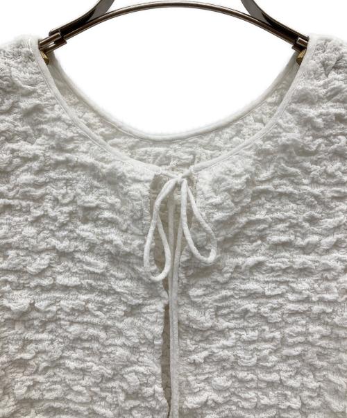 emmi（エミ）emmi (エミ) 2wayシャーリングブラウス ホワイト サイズ:Freeの古着・服飾アイテム