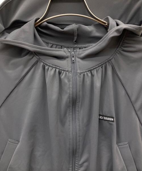 Lily Brown（リリーブラウン）Lily Brown (リリーブラウン) UVカット サンガード付きラッシュガード グレー サイズ:Freeの古着・服飾アイテム