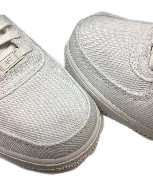 NIKE（ナイキ）NIKE (ナイキ) AIR FORCE 1 LOW CNVS ホワイト サイズ:28の古着・服飾アイテム