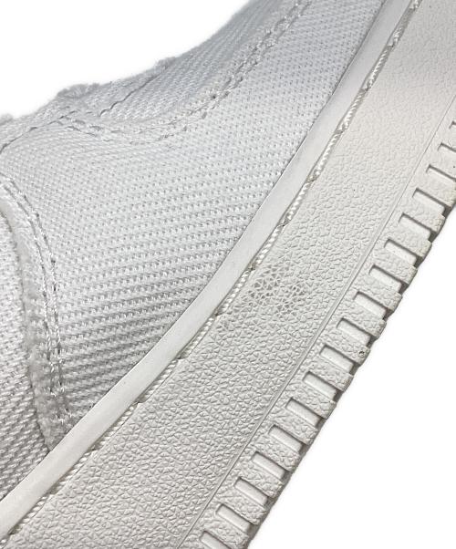 NIKE（ナイキ）NIKE (ナイキ) AIR FORCE 1 LOW CNVS ホワイト サイズ:28の古着・服飾アイテム