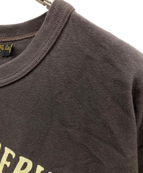freewheelers（フリーホイーラーズ）FREEWHEELERS (フリーホイーラーズ) USFS SMOKE JUMPERS  SET-IN SHORT SLEEVE SHIRTプリントTシャツ チャコールグレー サイズ:42の古着・服飾アイテム