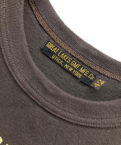 freewheelers（フリーホイーラーズ）FREEWHEELERS (フリーホイーラーズ) USFS SMOKE JUMPERS  SET-IN SHORT SLEEVE SHIRTプリントTシャツ チャコールグレー サイズ:42の古着・服飾アイテム