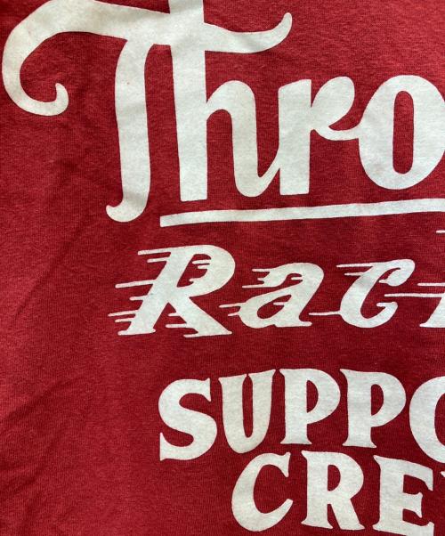 freewheelers（フリーホイーラーズ）freewheelers (フリーホイーラーズ) Throttle Racing SUPPORT CREW Tee レッド サイズ:42の古着・服飾アイテム