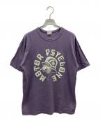 freewheelersフリーホイーラーズ）の古着「”HELMET LAWS SUCK” Tee」｜パープル