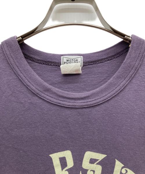 freewheelers（フリーホイーラーズ）FREEWHEELERS (フリーホイーラーズ) ”HELMET LAWS SUCK” Tee パープル サイズ:42の古着・服飾アイテム