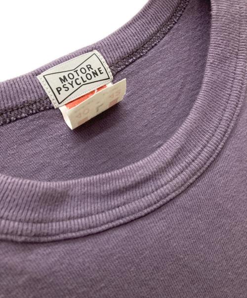 freewheelers（フリーホイーラーズ）FREEWHEELERS (フリーホイーラーズ) ”HELMET LAWS SUCK” Tee パープル サイズ:42の古着・服飾アイテム