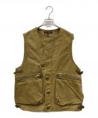 freewheelersフリーホイーラーズ）の古着「SPEED ENGINEER SLEEVELESS COAT/スピードエンジニア スリーブレスコート」｜ベージュ