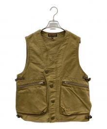 freewheelers（フリーホイーラーズ）の古着「SPEED ENGINEER SLEEVELESS COAT/スピードエンジニア スリーブレスコート」｜ベージュ