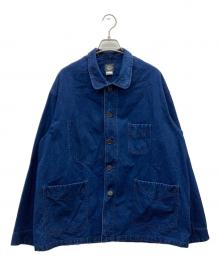 POST O'ALLS（ポストオーバーオールズ）の古着「vintage indigo canvas deep washed jacket」｜インディゴ