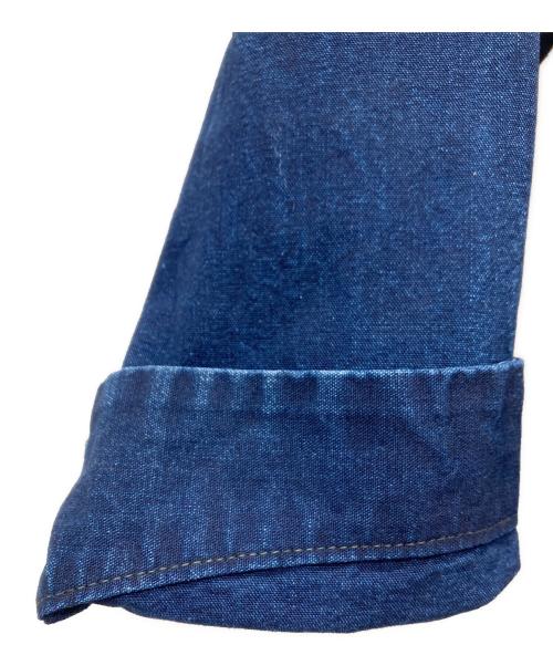 POST O'ALLS（ポストオーバーオールズ）POST O'ALLS (ポストオーバーオールズ) vintage indigo canvas deep washed jacket インディゴ サイズ:Lの古着・服飾アイテム