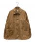 POST O'ALLS（ポストオーバーオールズ）の古着「pigment dyed canvas washed jacket」｜ブラウン