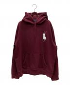 POLO RALPH LAURENポロ・ラルフローレン）の古着「ビックポニー刺繍パーカー」｜ボルドー