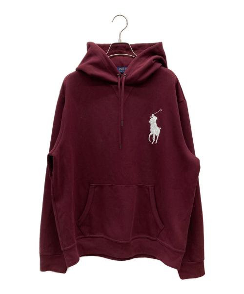 POLO RALPH LAUREN（ポロ・ラルフローレン）POLO RALPH LAUREN (ポロ・ラルフローレン) ビックポニー刺繍パーカー ボルドー サイズ:Lの古着・服飾アイテム