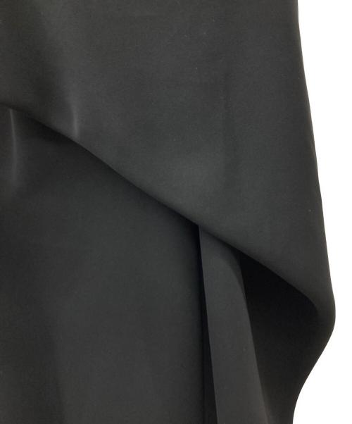 ENFOLD（エンフォルド）ENFOLD (エンフォルド) ダブルサテン サルエルサロペット ブラック サイズ:38の古着・服飾アイテム