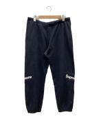 SUPREMEシュプリーム）の古着「サイドロゴスウェットパンツ」｜ブラック