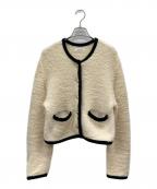 eimy istoireエイミーイストワール）の古着「TEDDY KNIT JACKET」｜アイボリー