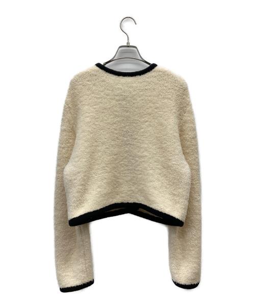 eimy istoire（エイミーイストワール）eimy istoire (エイミーイストワール) TEDDY KNIT JACKET アイボリー サイズ:FREEの古着・服飾アイテム