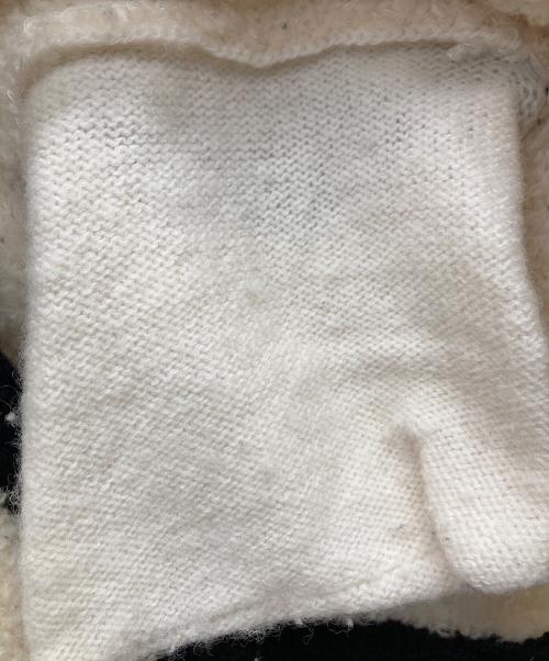 eimy istoire（エイミーイストワール）eimy istoire (エイミーイストワール) TEDDY KNIT JACKET アイボリー サイズ:FREEの古着・服飾アイテム