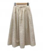 HER LIP TOハーリップトゥ）の古着「Shaggy Volume Skirt」｜アイボリー
