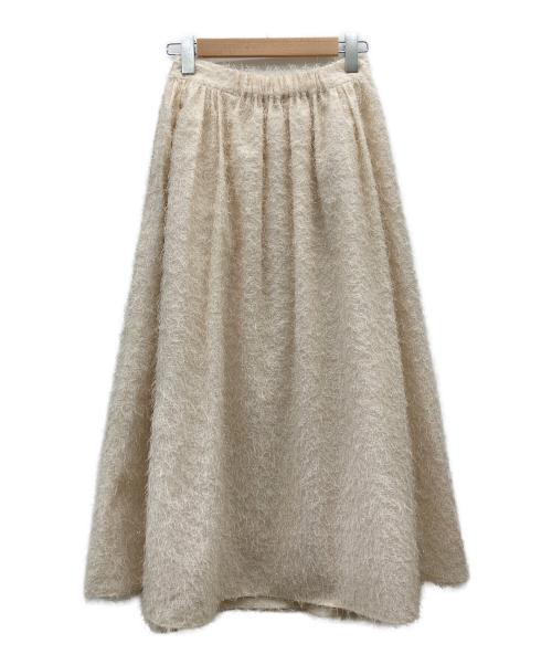 HER LIP TO（ハーリップトゥ）HER LIP TO (ハーリップトゥ) Shaggy Volume Skirt アイボリー サイズ:Sの古着・服飾アイテム