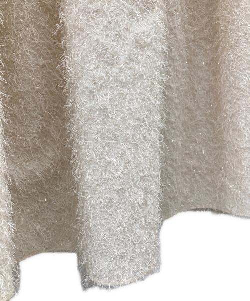 HER LIP TO（ハーリップトゥ）HER LIP TO (ハーリップトゥ) Shaggy Volume Skirt アイボリー サイズ:Sの古着・服飾アイテム