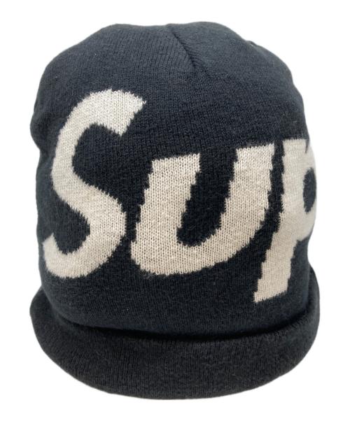 SUPREME（シュプリーム）SUPREME (シュプリーム) Big Logo Beanie ブラックの古着・服飾アイテム