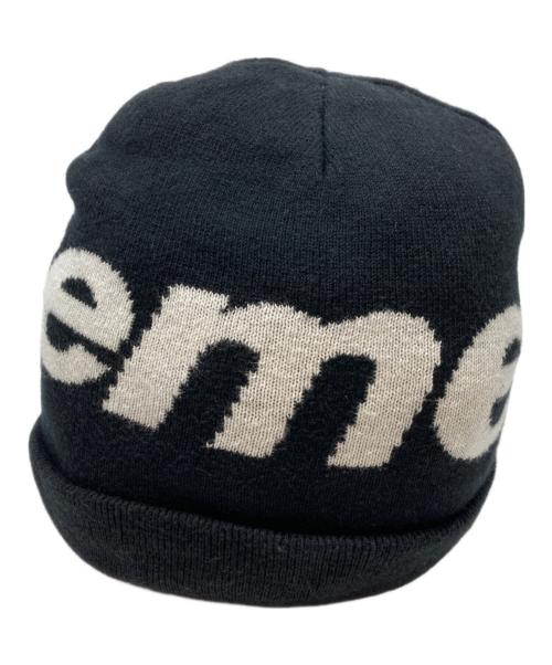SUPREME（シュプリーム）SUPREME (シュプリーム) Big Logo Beanie ブラックの古着・服飾アイテム