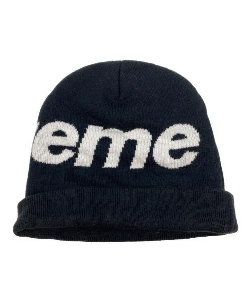 SUPREME（シュプリーム）SUPREME (シュプリーム) Big Logo Beanie ブラックの古着・服飾アイテム