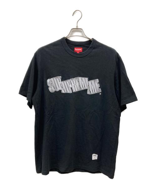 SUPREME（シュプリーム）Supreme (シュプリーム) 21SS Cut Logo S/S Top ブラック サイズ:Lの古着・服飾アイテム