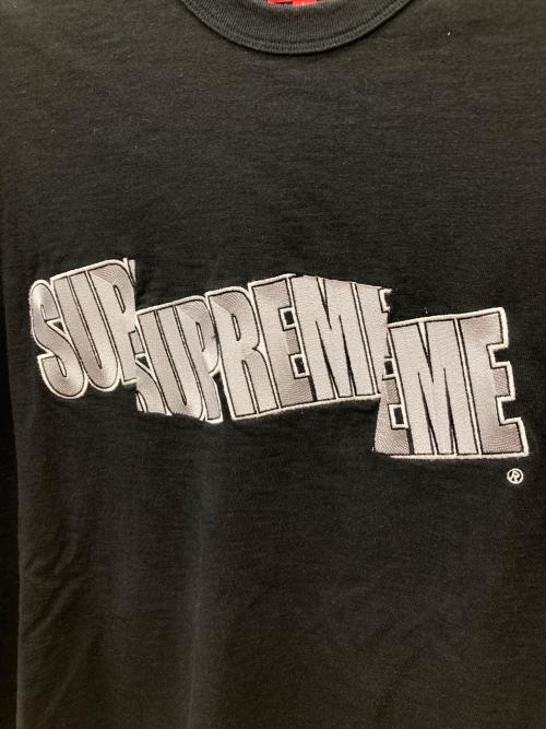 SUPREME（シュプリーム）Supreme (シュプリーム) 21SS Cut Logo S/S Top ブラック サイズ:Lの古着・服飾アイテム