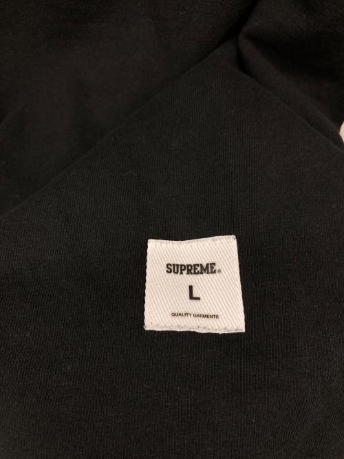 SUPREME（シュプリーム）Supreme (シュプリーム) 21SS Cut Logo S/S Top ブラック サイズ:Lの古着・服飾アイテム