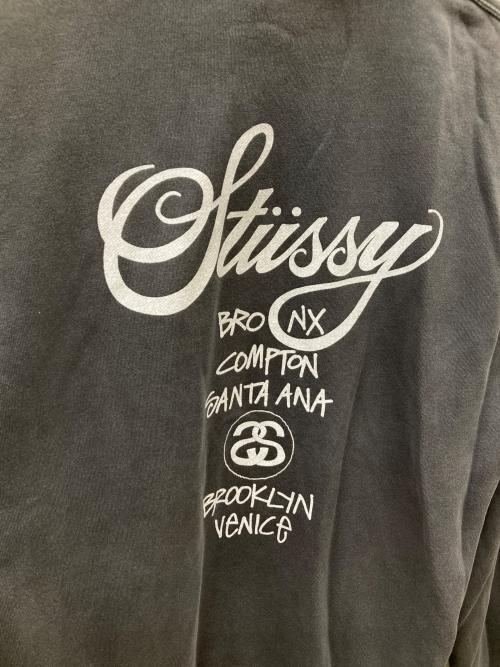 stussy（ステューシー）stussy (ステューシー) プルオーバーパーカー グレー サイズ:XLの古着・服飾アイテム