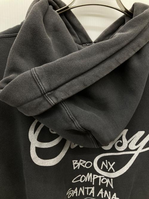 stussy（ステューシー）stussy (ステューシー) プルオーバーパーカー グレー サイズ:XLの古着・服飾アイテム