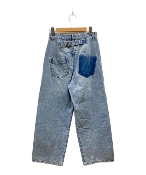 FREAK'S STORE（フリークスストア）FREAK'S STORE (フリークスストア) シンチバックデニムパンツ ブルー サイズ:Mの古着・服飾アイテム