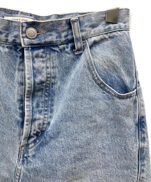FREAK'S STORE（フリークスストア）FREAK'S STORE (フリークスストア) シンチバックデニムパンツ ブルー サイズ:Mの古着・服飾アイテム